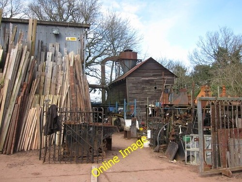 Photo 6x4 salvage yard - salvage,
