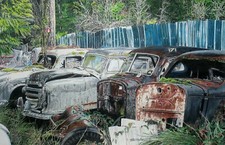 Classic Car Art, Salvage Yard